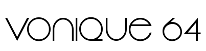 Vonique 64 Font Image