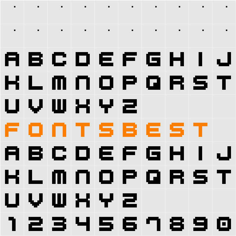M41_LOVEBIT Character Map