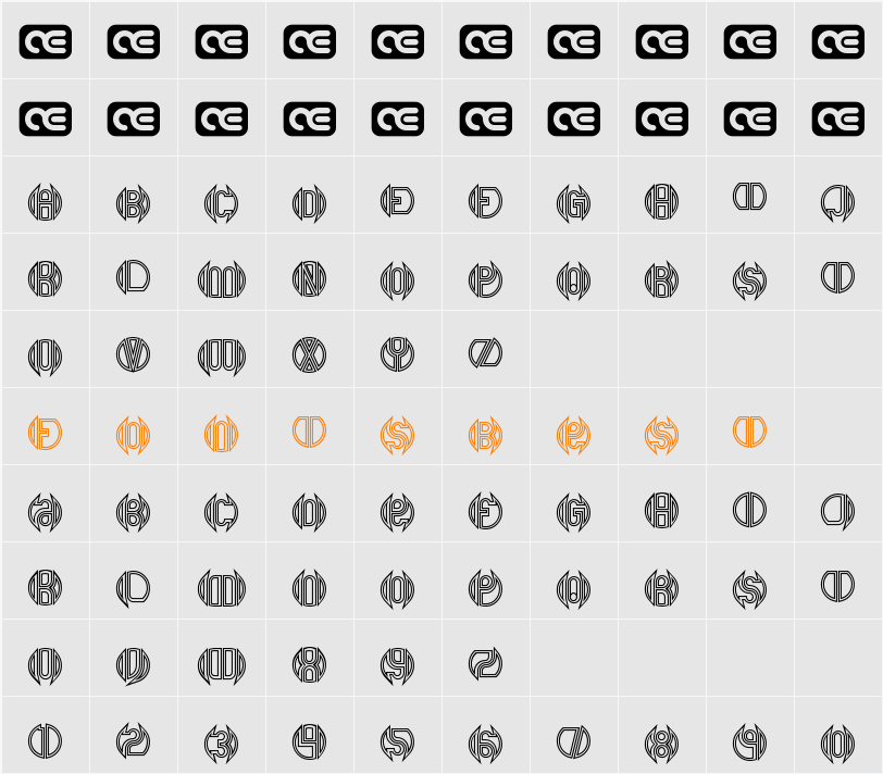 Double Bogey BRK Character Map