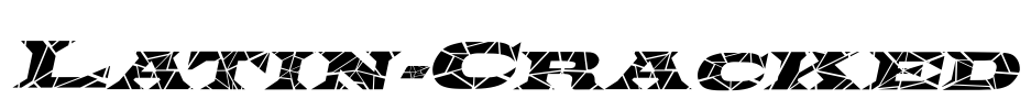 Latin-Cracked Font Image