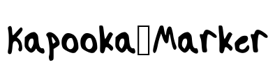 Kapooka Marker Font Image