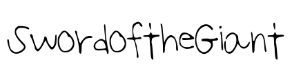 SwordoftheGiant Font Image