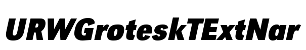 URWGroteskTExtNar