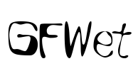 GFWet Font Image