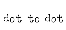 dot to dot Font Image