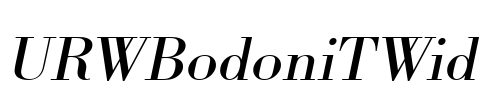 URWBodoniTWid