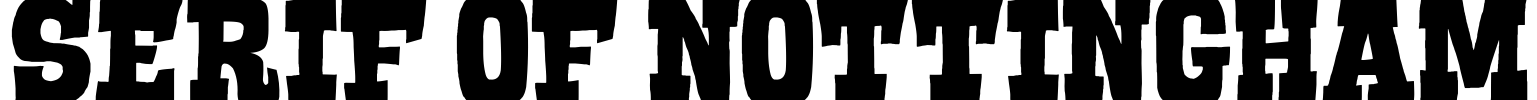 Serif of Nottingham Font Image