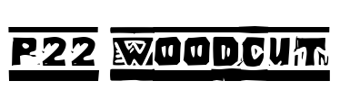 P22 Woodcut Font Image
