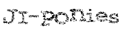 JI-Ponies Font Image