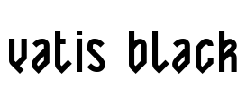 Yatis black Font Image
