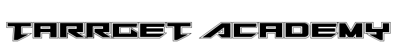 Tarrget Academy Font Image