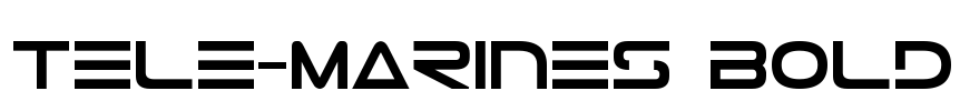 Tele-Marines Bold Font Image