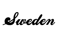 Sweden Font Image