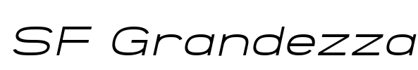 SF Grandezza Font Image