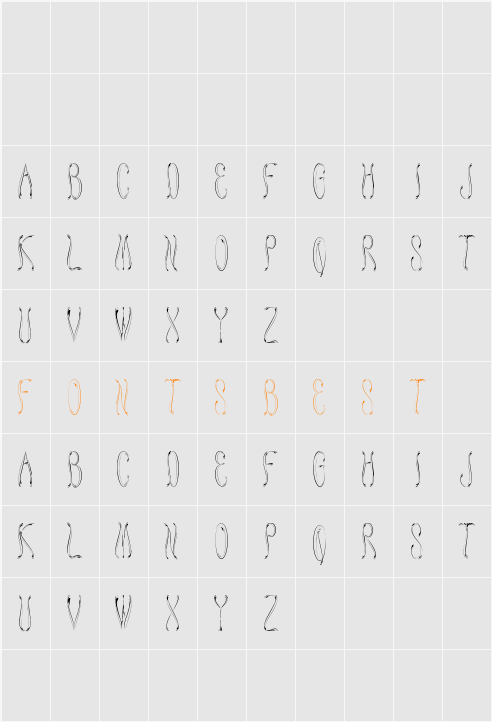 Honey Bee Character Map