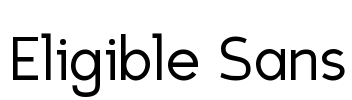 Eligible Sans Font Image
