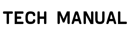 Tech Manual Font Image