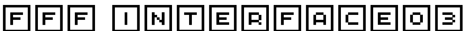 FFF Interface03 Font Image
