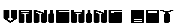 Vanishing Boy Font Image