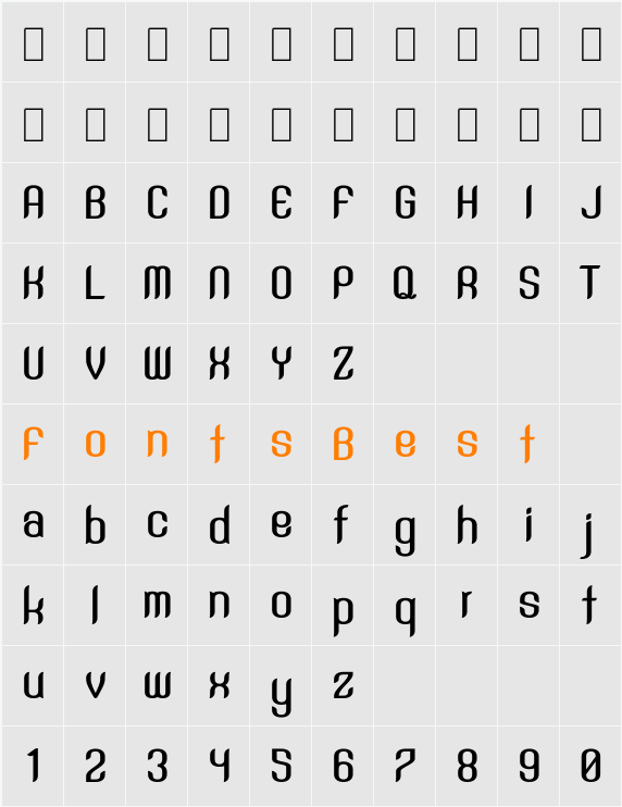 SNT Anouvong Character Map
