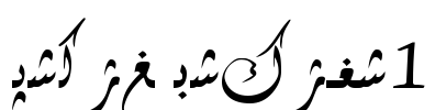 Hiyal Diwani1 Font Image