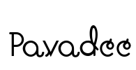 Pavadee Font Image