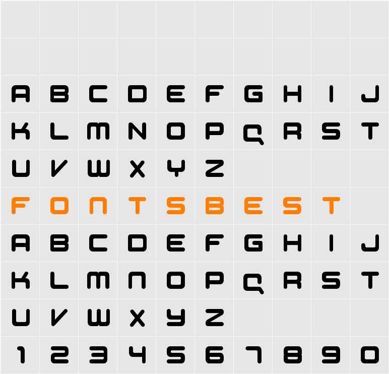 Presario Character Map