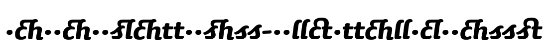SaunaLigatures-BoldItalicSwash