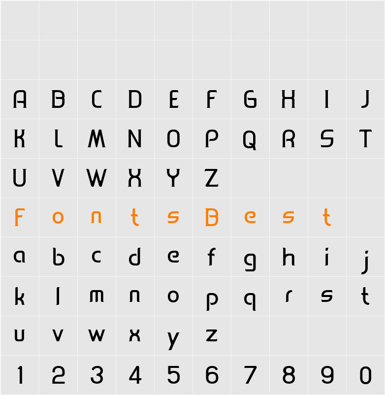 Leoscar Serif Character Map