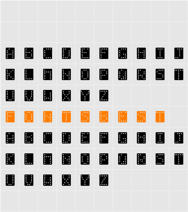 Domino-Effect-Normal Character Map