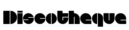 Discotheque Font Image