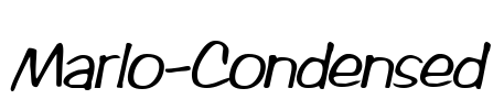 Marlo-Condensed Font Image