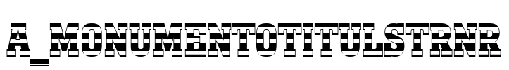 a_MonumentoTitulStrNr Font Image