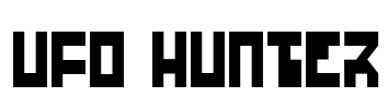 UFO Hunter Font Image