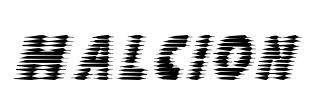 Halcion Font Image