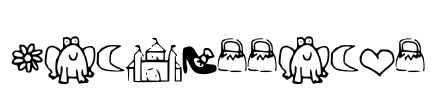 PrincessDings Font Image