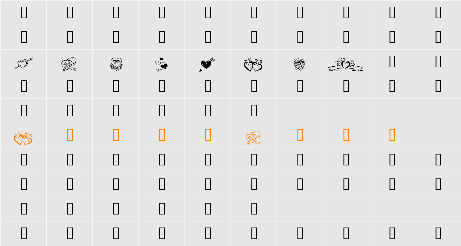 KR Valentines 2006 Four Character Map