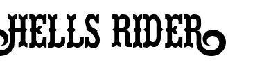 Hells Rider Font Image
