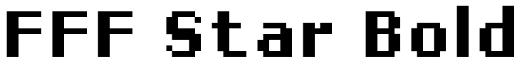 FFF Star Bold Font Image