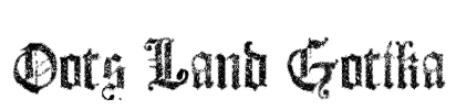 Dots Land Gotika Font Image