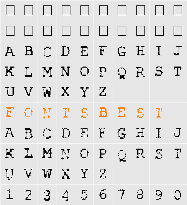 Express Character Map