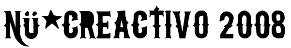 Nü*Creactivo 2008 Font Image