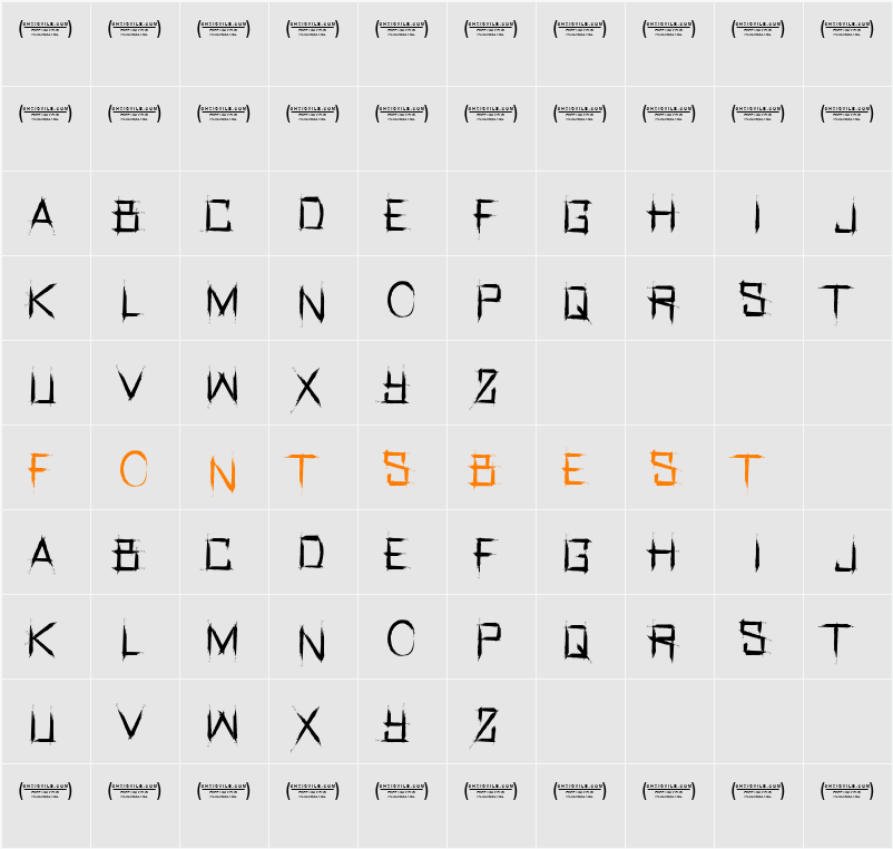 Real Horror Character Map