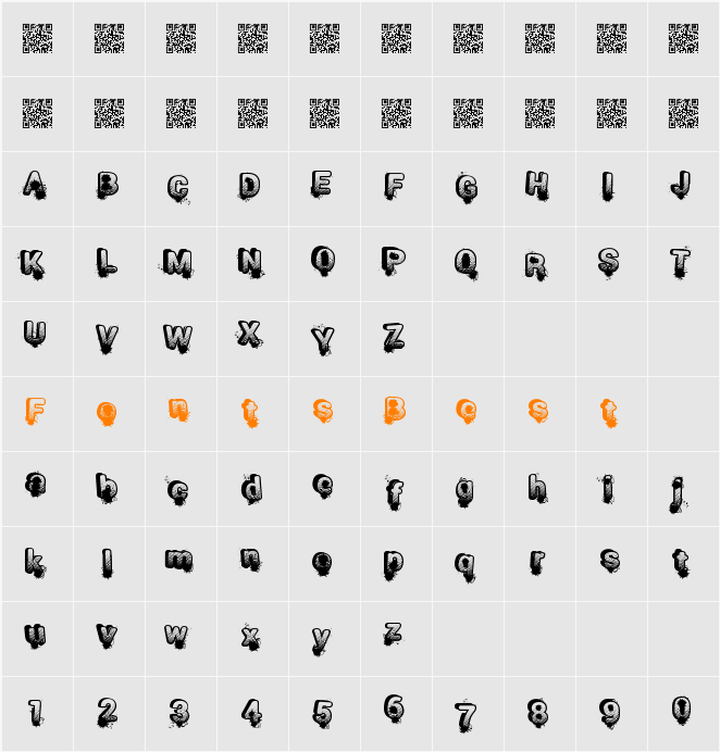 SmashBreak Character Map