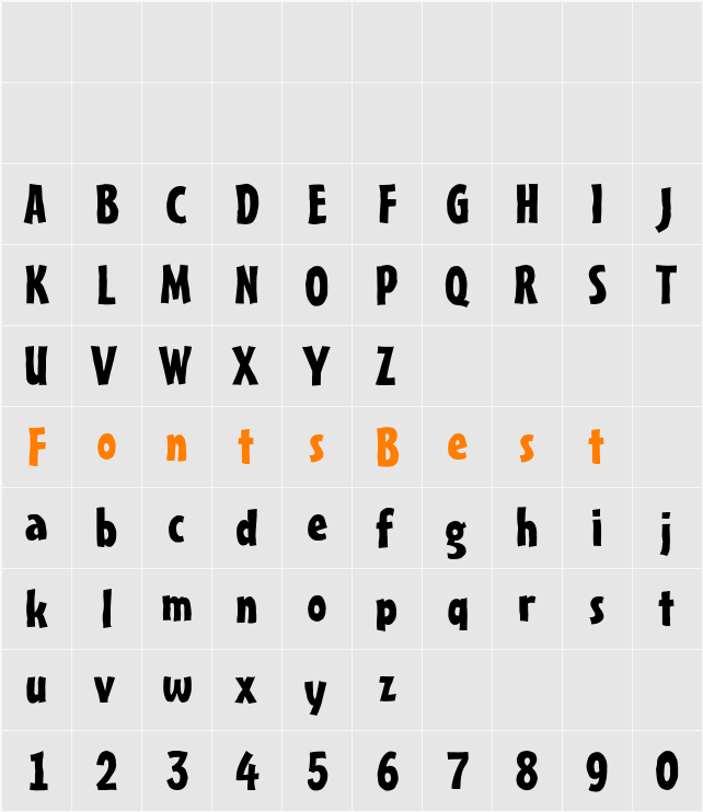 a_FrudgerFsy Character Map