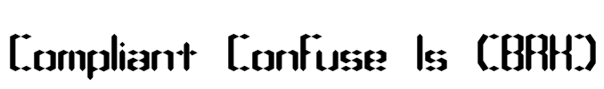 Compliant Confuse 1s (BRK)