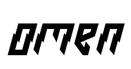 Omen Font Image