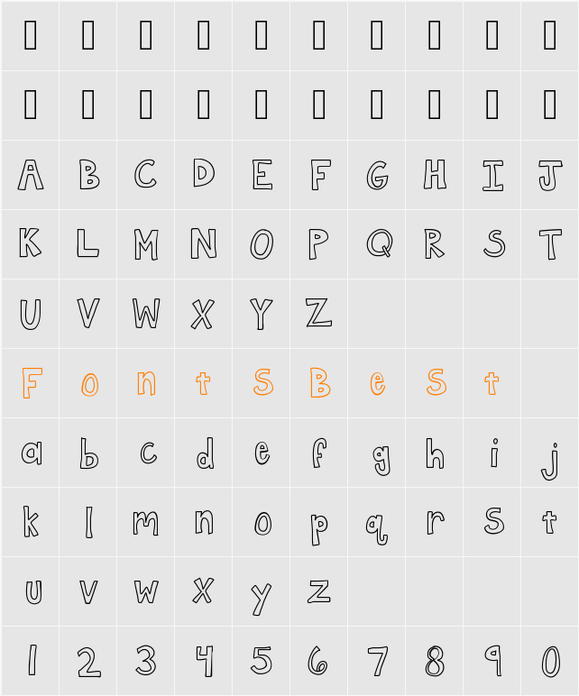 KBFramework Character Map