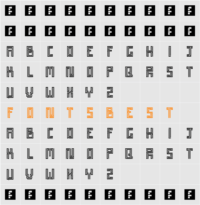 PATATARTINER Character Map