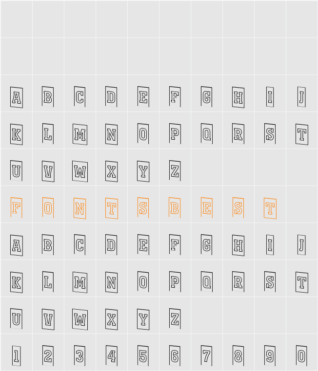 a_KenaCmOtlDn Character Map